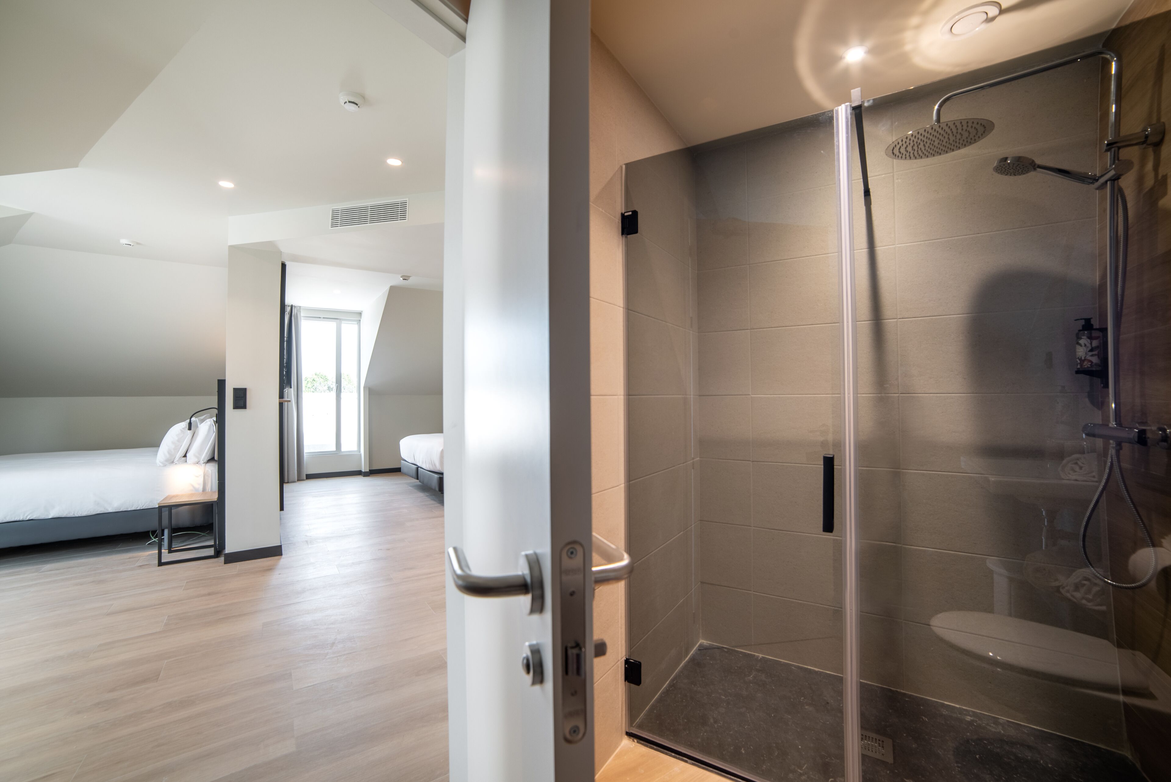 individually decorated, desk, laptop workspace, soundproofing