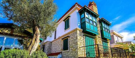 Overnatningsstedets facade