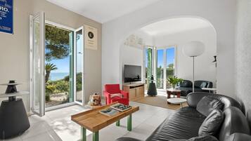 TV connectée, cheminée