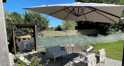 Gîte, GRANDE TERRASSE, Campagne PROCHE HONFLEUR, DEAUVILLE et PLAGES