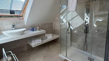 Shower, towels