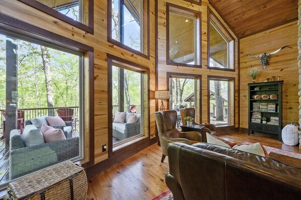 TV, fireplace, video games, DVD player