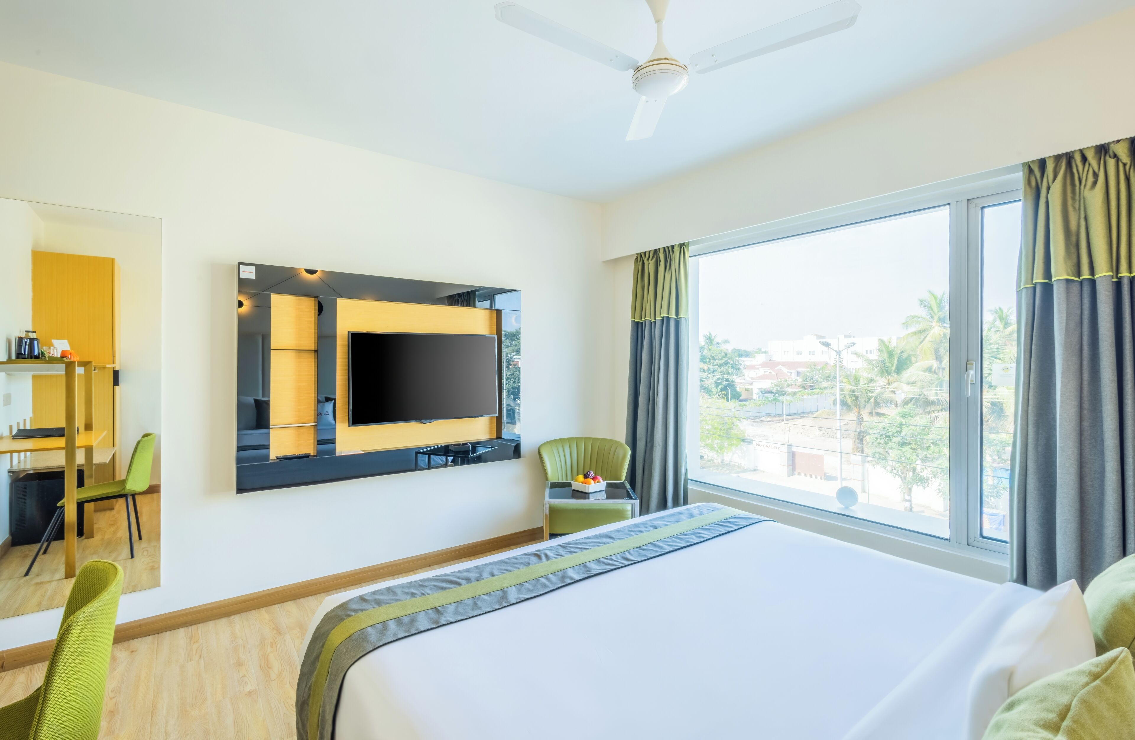 connect premium | 1 bedroom, premium bedding, memory-foam beds, minibar