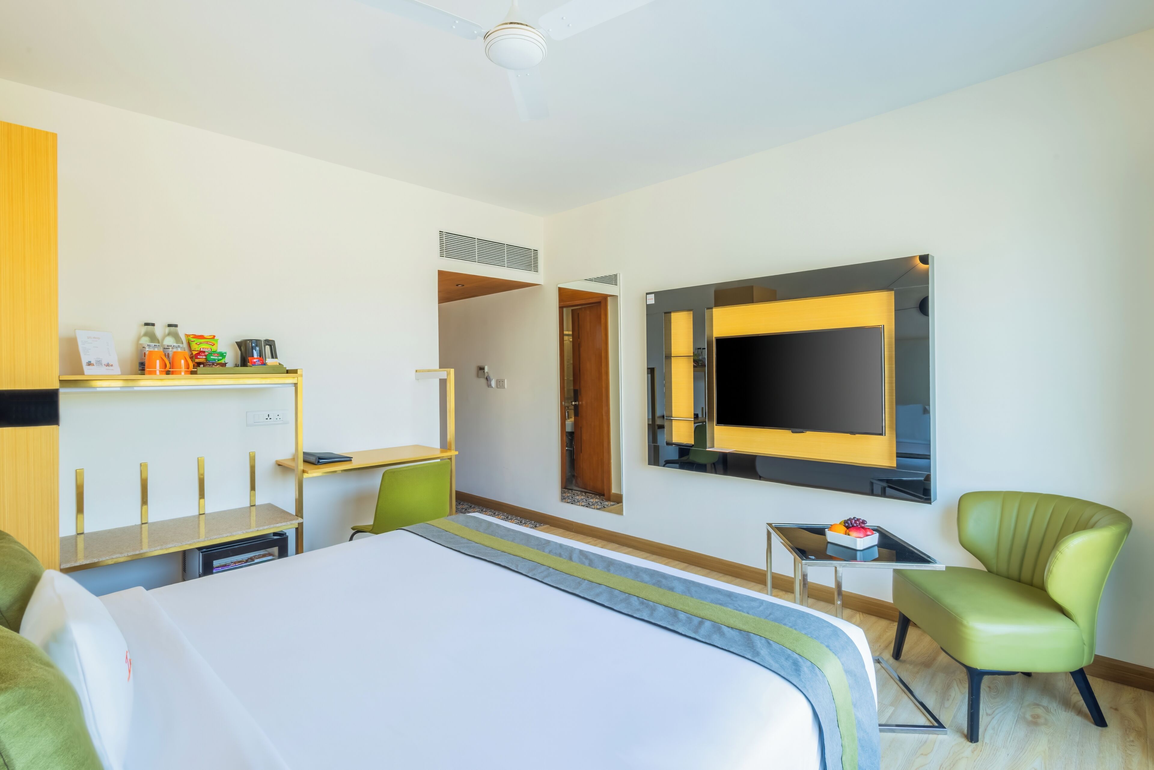 connect premium | 1 bedroom, premium bedding, memory-foam beds, minibar