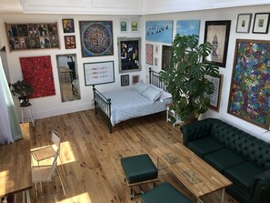 尊荣开间, 庭院景观 (Room D) | 防过敏的被褥、特色装修、特色家居、遮光窗帘