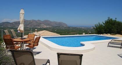 A stylish luxury detached villa with breath taking views