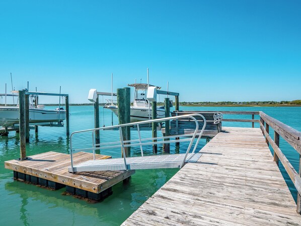 Marina - Channel 6 | Soundfront + Dock, Close to Beach! (Topsail Beach)