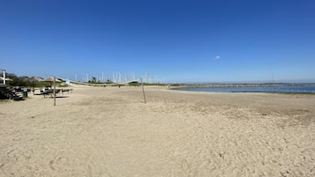 Vlak bij het strand