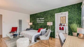 1 soveværelse, skrivebord, strygejern/strygebræt, Wi-Fi