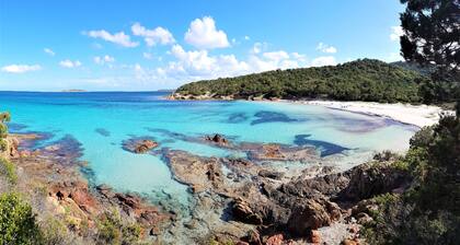 Casa di Toro, facing the sea, rated 4 *, swimming pools, Palombaggia beaches 1.9KM.