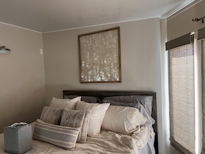 1 bedroom, desk, iron/ironing board, internet