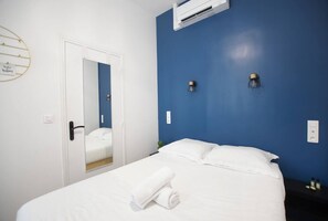 1 Schlafzimmer, Schreibtisch, Bügeleisen/Bügelbrett, WLAN