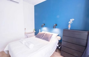 1 Schlafzimmer, Schreibtisch, Bügeleisen/Bügelbrett, WLAN