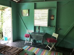 Dining - Jamaican style cabin 10 mins walk to Winifred Beach (Fairy Hill)