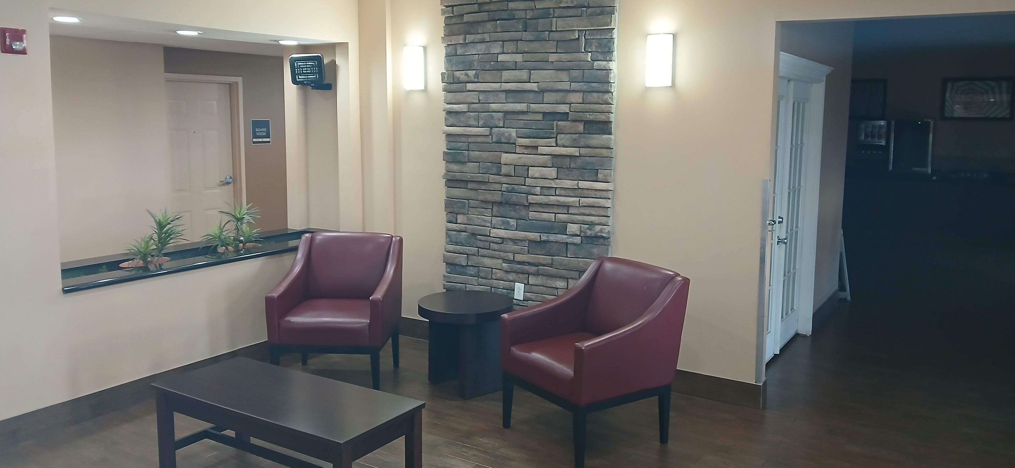 Lobby sitting area