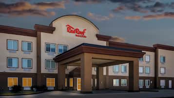 Front of property - evening/night