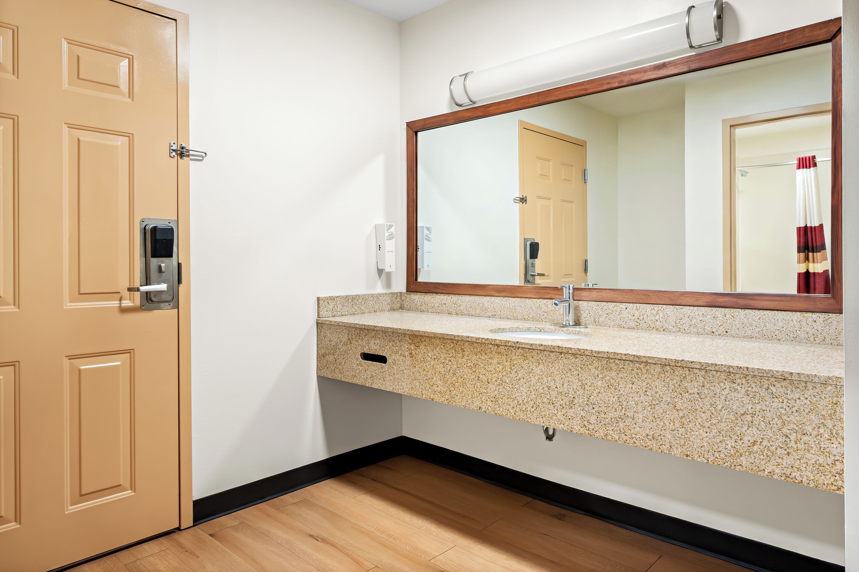 Free toiletries, hair dryer, towels, toilet paper