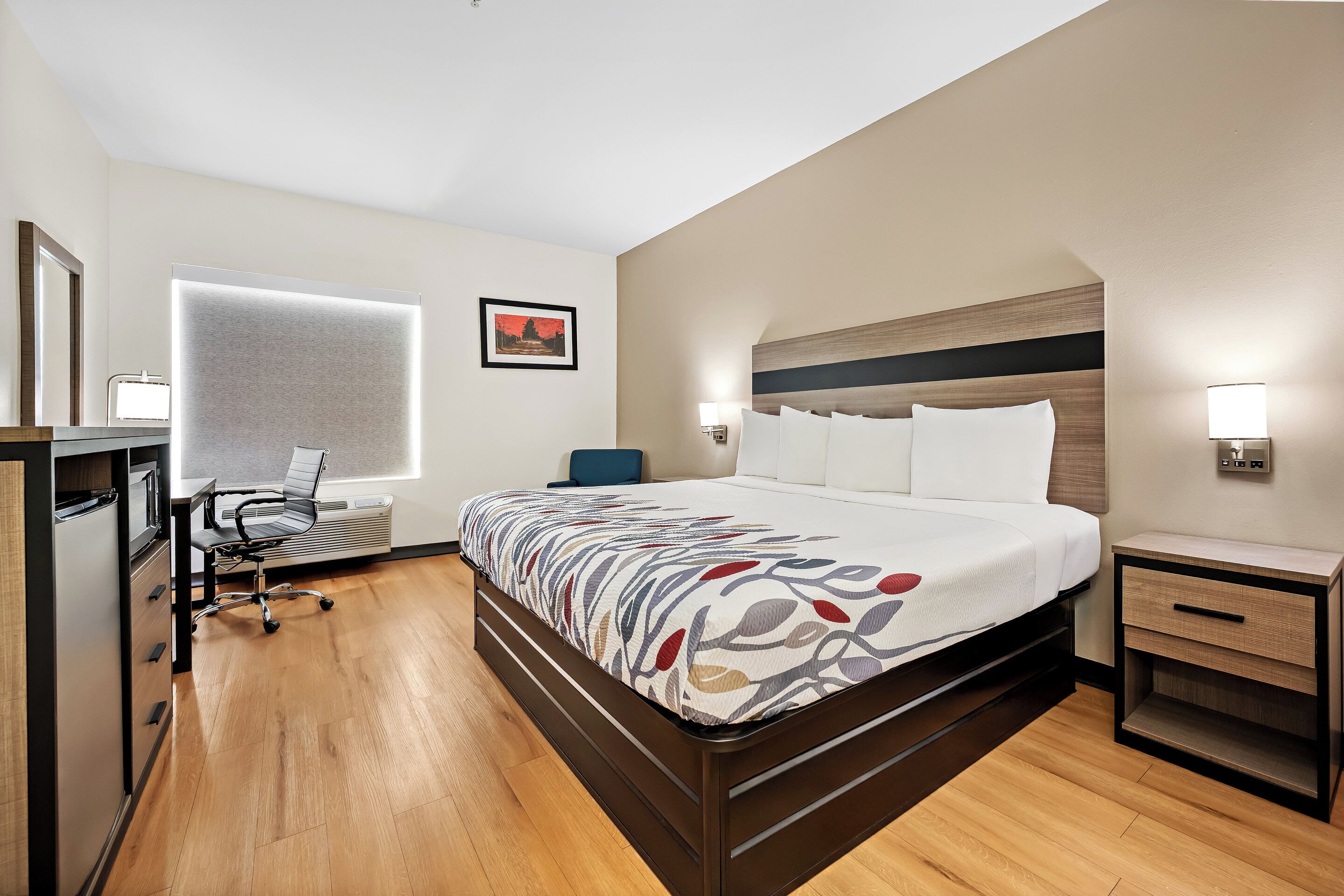 Deluxe Room, 1 King Bed, Non Smoking | Down comforters, desk, iron/ironing board, free WiFi