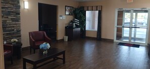 Sittområde i lobbyn