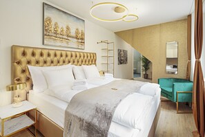 Luxury Studio 45m2 | Premium bedding, down comforters, pillowtop beds, desk - VISIMO Apartments St. Gallen Mühlensteg - Elegant. Quiet. Central (St. Gallen)