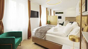 Luxury Studio 45m2 | 1 bedroom, premium bedding, down comforters, pillowtop beds