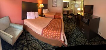 Standard Double Room, 2 Double Beds | Rollaway beds, free WiFi, bed sheets