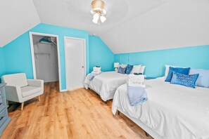 6 dormitorios, tabla de planchar con plancha, wifi y ropa de cama