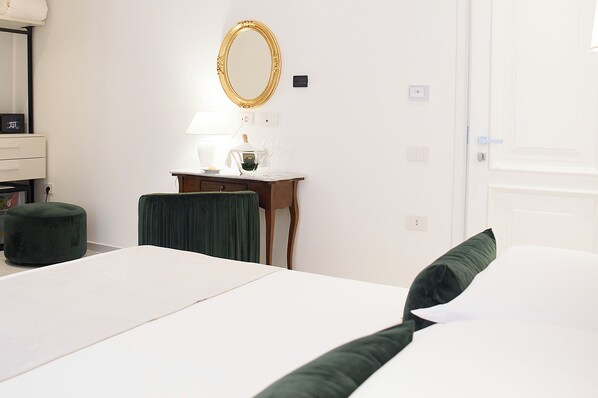 Deluxe Garden View Room | Bettwäsche aus ägyptischer Baumwolle, hochwertige Bettwaren