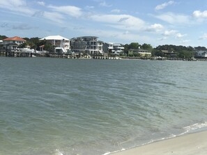 Beach nearby, sun-loungers