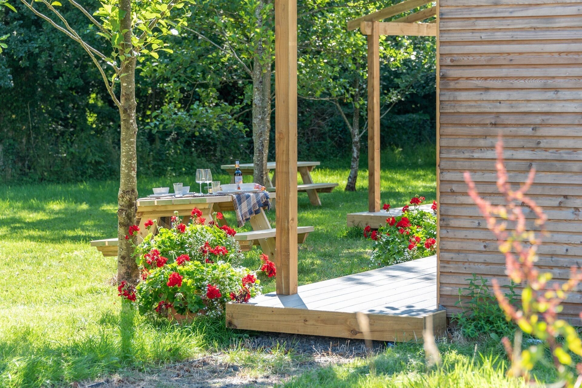 Cabaña, baño en la habitación | Exterior