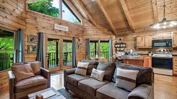 TV connectée, cheminée