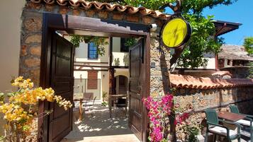 Voorkant van accommodatie