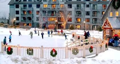 Mountain & sunset views from balcony! Heated pool/spas, walk to lifts & village!