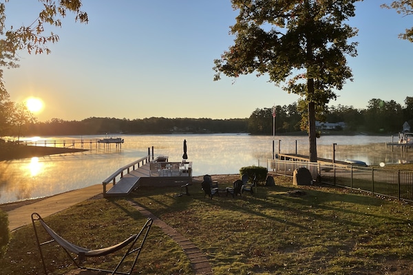 Sunrise Boat House. Sunrise on a crisp fall morning...