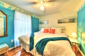 4 bedrooms, iron/ironing board, free WiFi, bed sheets