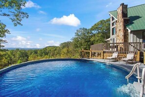 Pool - Scenic A-Frame | Pool, Hot Tub & Panoramic Views (Menlo)