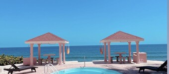 Coastal chic oceanfront condo