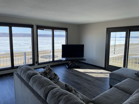 Área de sala de estar. Sunset Motel