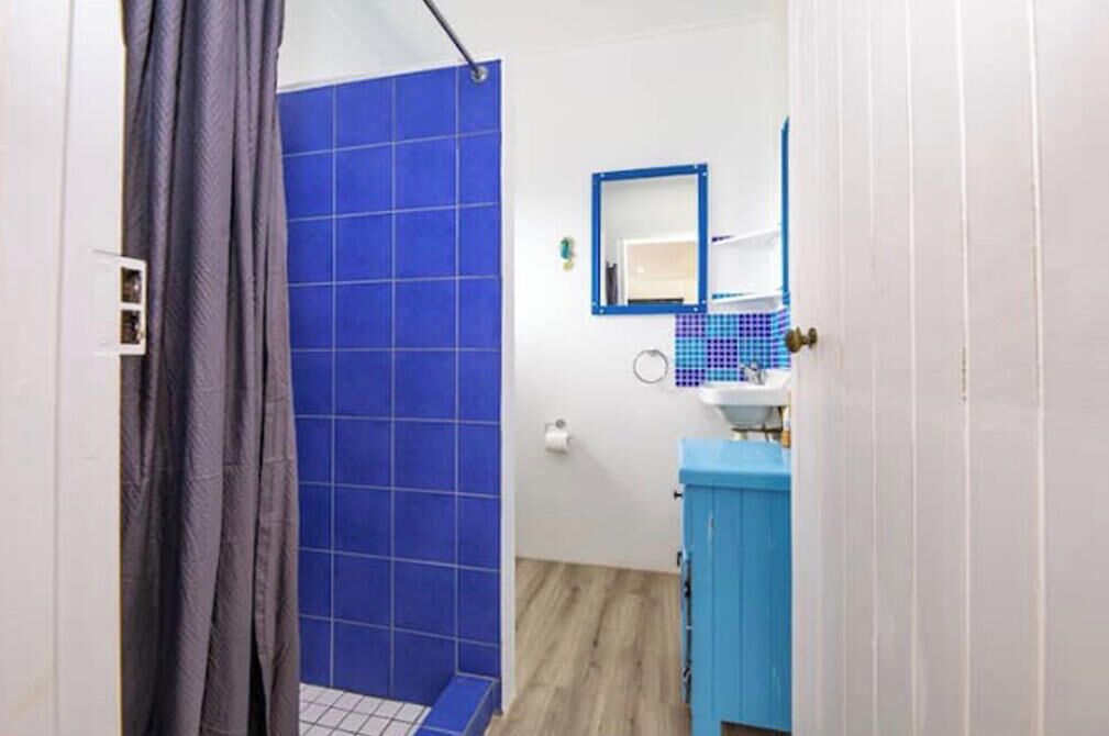 Very small original bathroom it is tight and tiny 