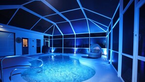 屋外プール、温水プール
