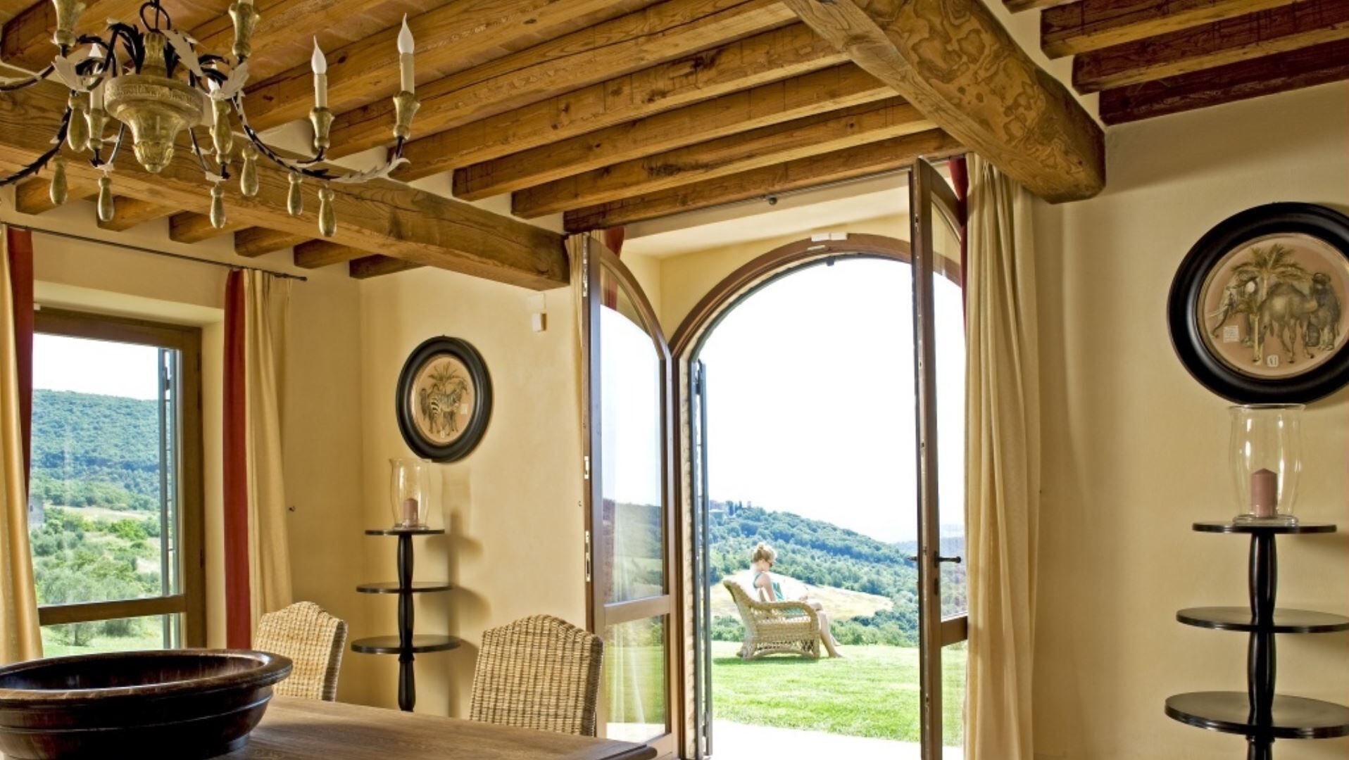 Vista des de l'allotjament