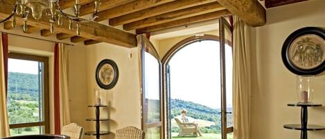 Vista des de l'allotjament