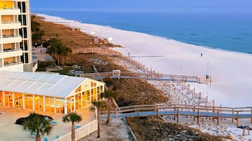 On the beach, kayaking, motor boating, fishing