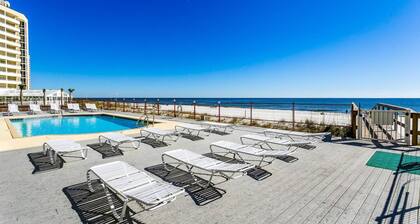 Perdido Skye Beach Front Condo | King Bed/Bunk Quarters | Gulf Front Views | Private Balcony | Pool
