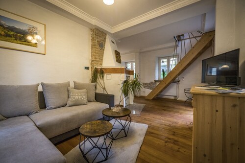 Vacation apartment, 100sqm, 2 bedrooms, fireplace, terrace, sauna and garden