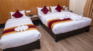Deluxe Double or Twin Room | Premium bedding, desk, bed sheets - Hotel Murano (Pokhara)