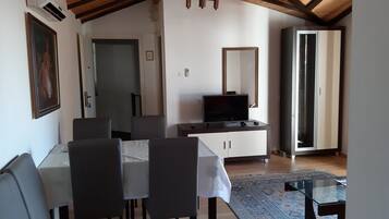 Apartment (Two bedroom apartment with Balcony an) | Living room | TV