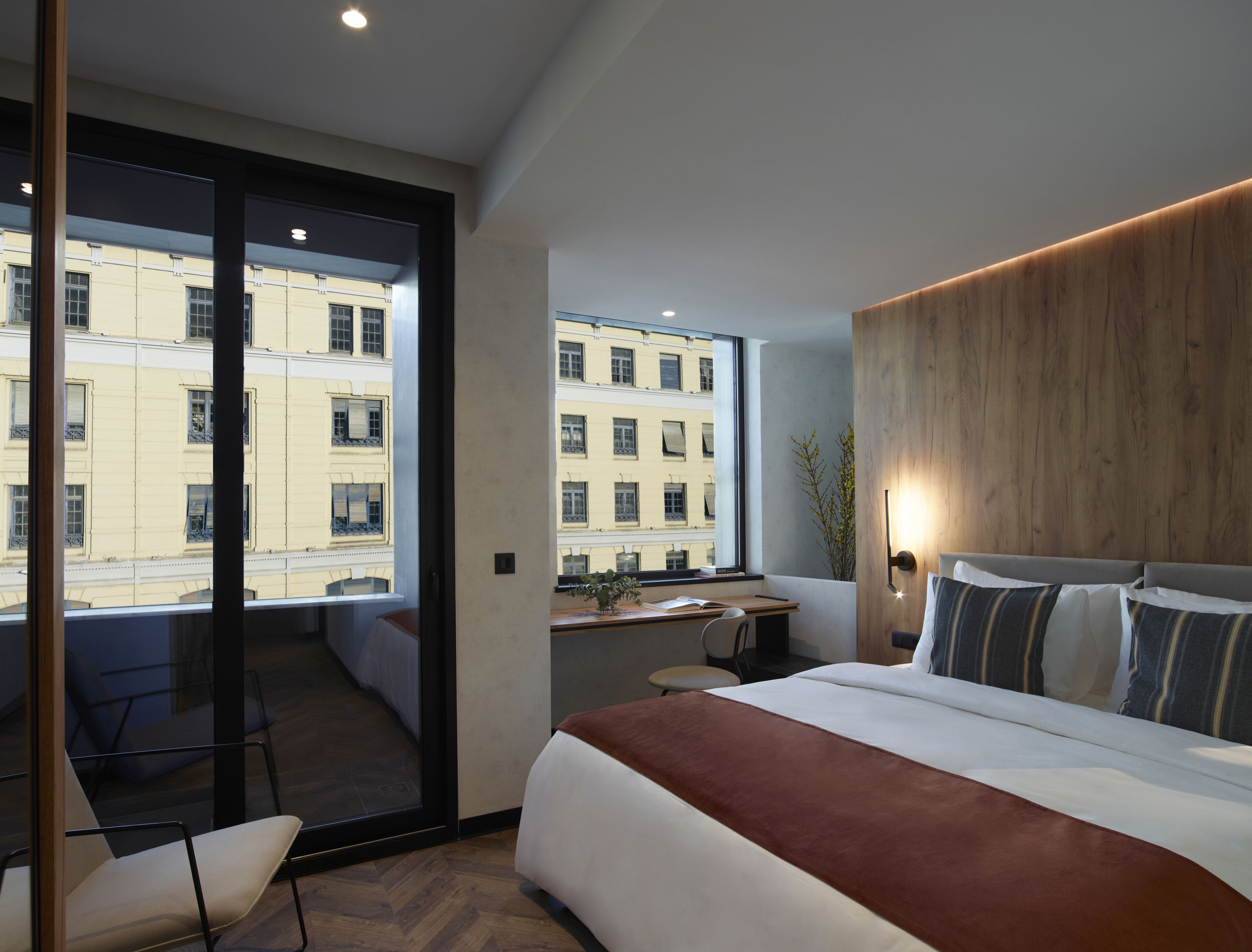 The Port Double Room with Balcony and Side Sea View | View from room