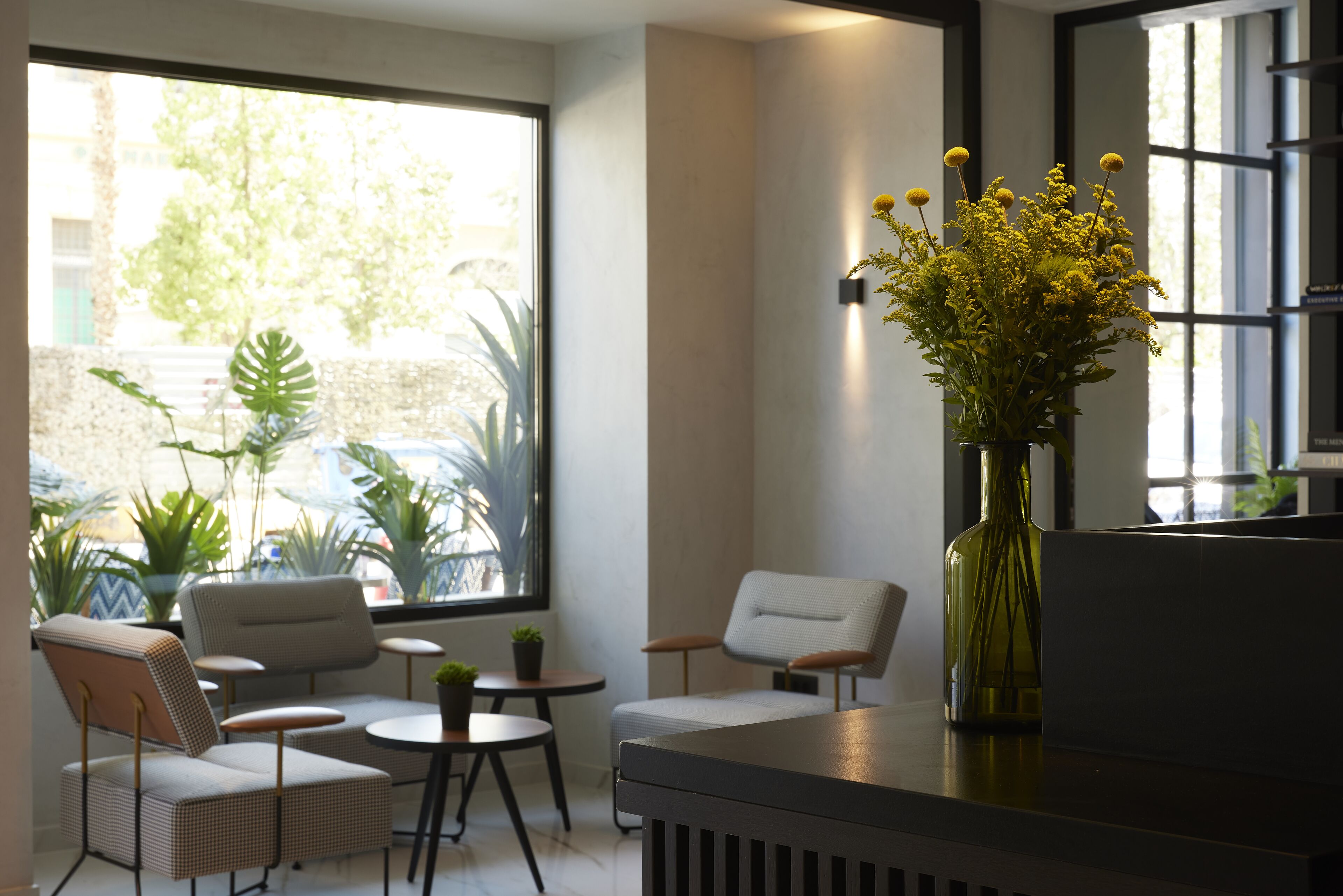 Àrea amb seients del vestíbul