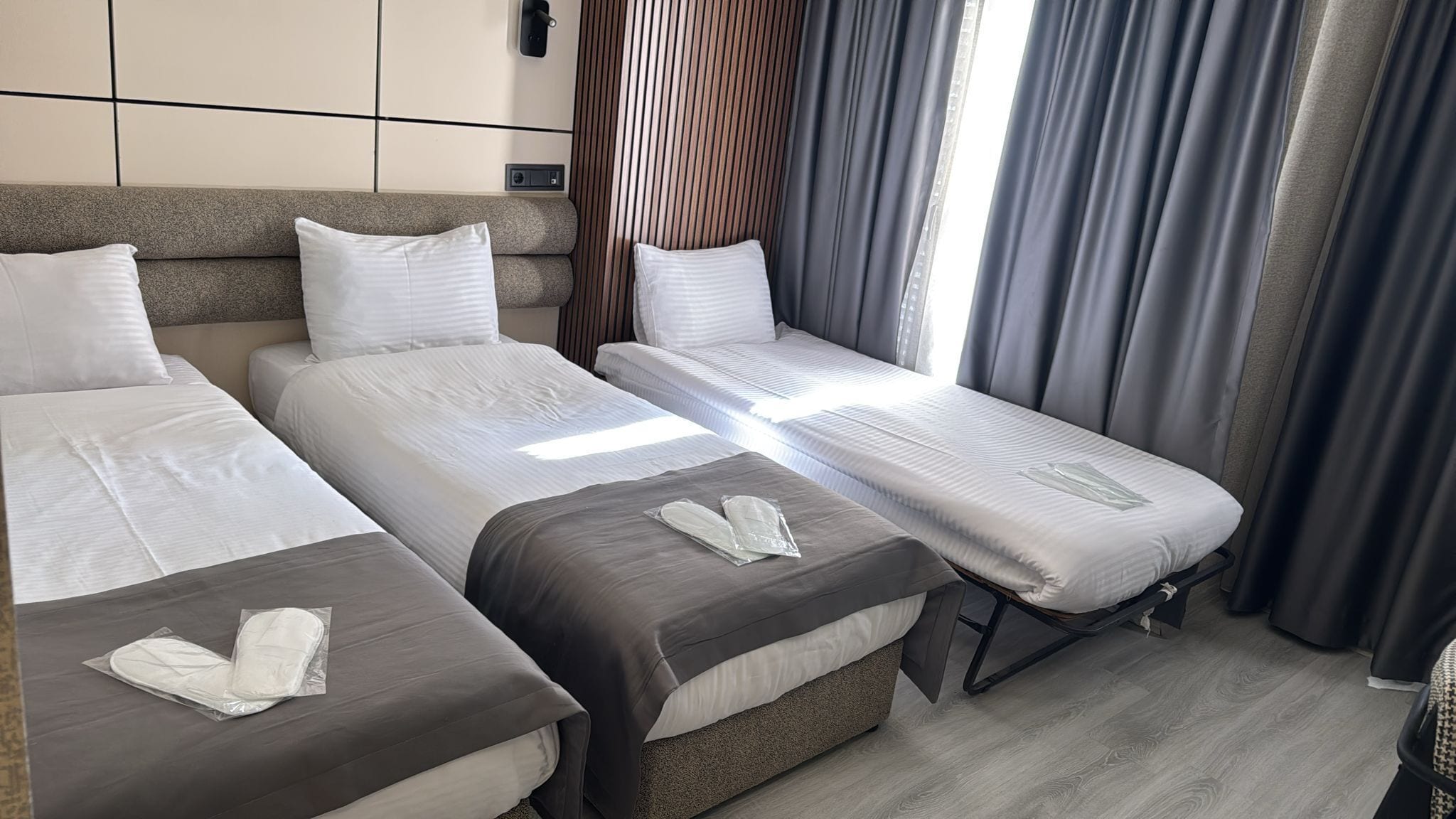 Standard Triple Room, 3 Single Beds, City View | Premium bedding, minibar, in-room safe, desk